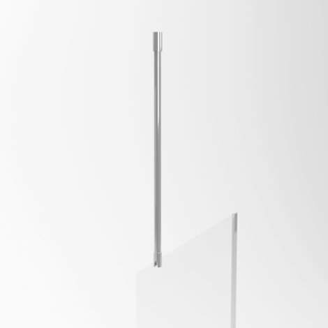 Barre de fixation plafond pour douche a l'italienne - BARRE DE FIXATION PLAFOND 60cm RECOUPABLE