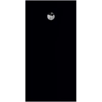 Allibert Receveur de douche KARBON 160x80 noir mat Recoupable antidérapant