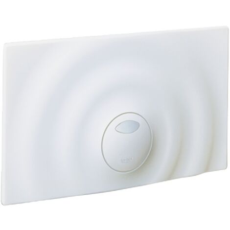 GROHE Placca Esterna Surf  G Doppio Tasto Bianco