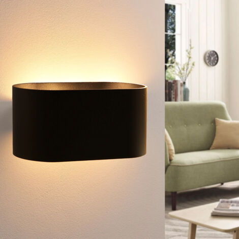 ALPINALUZ Apliques de Pared Interior de Aluminio Negro con Iluminación Arriba y Abajo"BAYONA"-Casquillo G9 (Bombilla no incluida) (1/5)