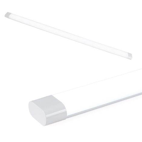 ALPINALUZ  Luminaria Lineal LED 120cm 36W 4500lm, 6000K Blanco Frío, carcasa blanca, difusor mate antideslumbrante y alta eficiencia