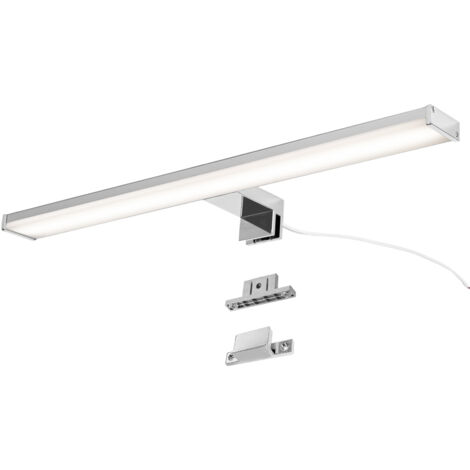 Aplique pared LED baño 12W 50 cm cromado IP44