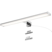 Aplique pared LED baño 12W 50 cm cromado IP44