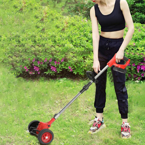 Coupe Bordure Sans Fil Fovendi 21V - 4 En 1 : Débroussailleuse, Tondeuse - Avec 2 Batteries 2.0Ah