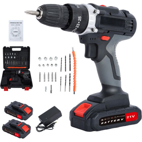 Perceuse-visseuse Sans Fil 21V Lithium, Moteur Sans Balais, Couple 55Nm Pour Installation Electromenagers Meubles Reparation Auto 95385093 Perceuse-visseuse Sans Fil 21V Lithium, Moteur Sans Balais, Couple 55Nm Pour Installation Electromenagers Meubles Reparation Auto 95385093