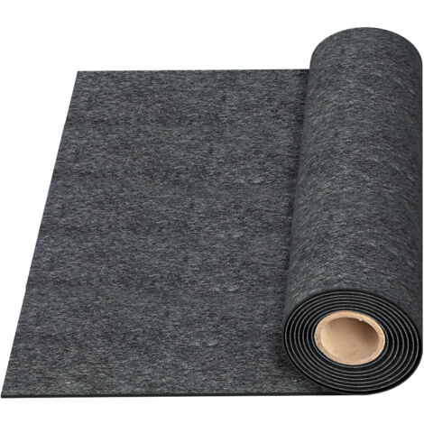 Tapis de sol de garage rectangulaire pour dessous de voiture, tapis de sol de garage, tapis anti-déversement d'huile de moto, support antidérapant et imperméable (2,69 x 6,71 m) (1/5)
