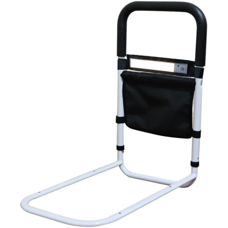 FLASIDU Barrière de lit, barrière de sécurité antichute spéciale pour personnes âgées,50×30×49cm, noir. (1/5)
