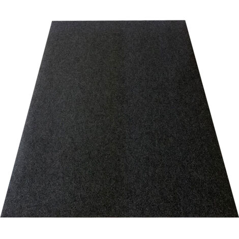 Tapis antidérapant pour garage, épaisseur 3 mm, imperméable et résistant à l'huile, 520 × 223 cm, noir. (1/5)