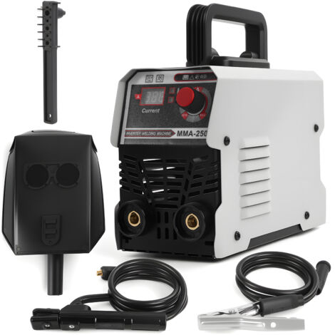 Poste à souder, poste à souder domestique DC Inverter MMA250, 220 V, 4,5 kW, IP21S, diamètre de la tige de soudage 1,6-3,2 mm, réglage du courant 20-315 A.