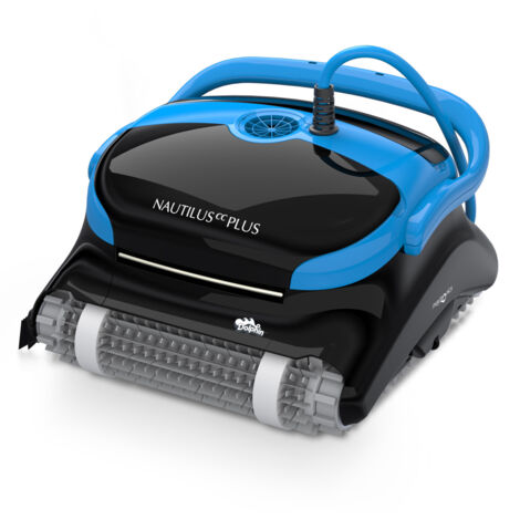 Dolphin Nautilus CC Plus Robot nettoyeur électrique avec fil pour Piscine hors-sol jusqu'à 12 m - Nettoyage fond et parois - Système de scan intelligent