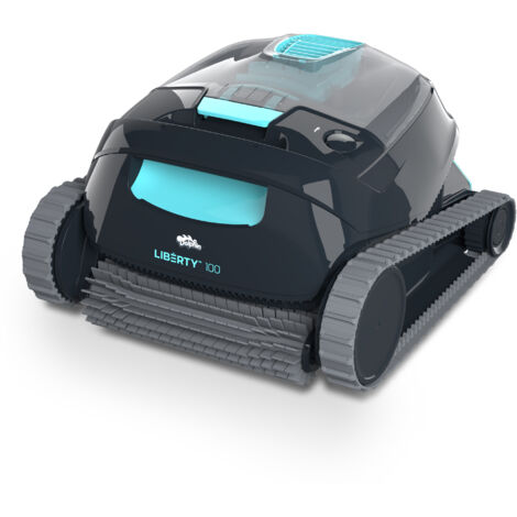 Dolphin Liberty 100 Aspirateur Piscine sans Fil, Robot Piscine Fond et Parois, Système de Filtration Fine, 120Min d'Autonomie, pour Piscines Enterrées & Hors Sol jusqu'à 10 m