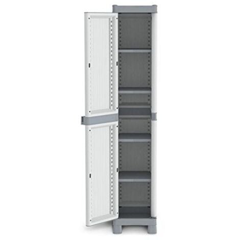 Armario de resina WaveBase 1 puerta 2350R 35x43,8x181,8 cm