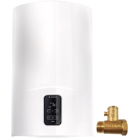 Ariston Group – Chauffe-eau électrique mural 50 L Lydos Plus – Technologie WaterPlus pour 16 % d’eau en plus – Écran tactile – Garantie 5 ans (1/6)