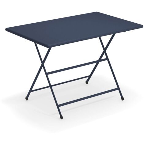 Table pliante EMU Arc En Ciel 110 x 70 cm table de jardin bleu fonce 48
