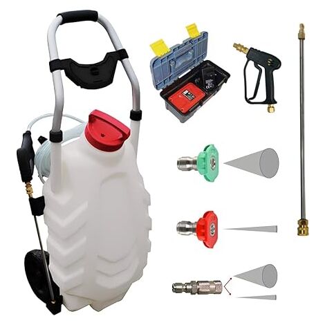 Phoenix – Pulvérisateur électrique 30L – Débit 240 L/h – Pression réglable 4 à 7 bars – Tuyau 8m – Batterie lithium 18V 3h autonomie - III 30 L
