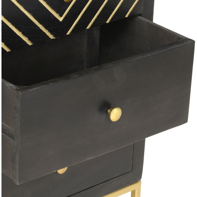 Il Numero 1 Del Risparmio-CASSETTIERA IN LEGNO CON 2 CASSETTI COLORE Bianco E Naturale 26 X 32 X 46 Cm Main