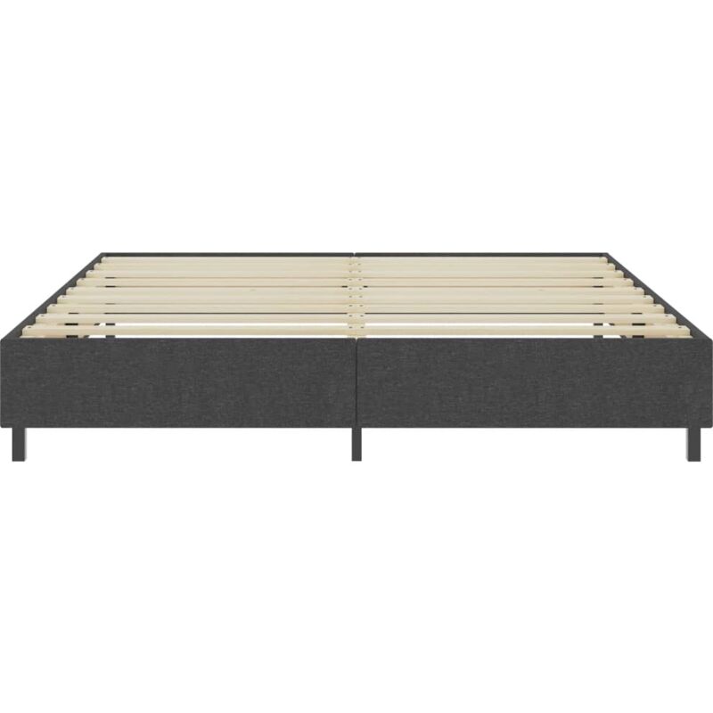 Letto Matrimoniale 180x200cm Con Materasso A Molle - Grigio Chiaro Con Doghe - Foto 4