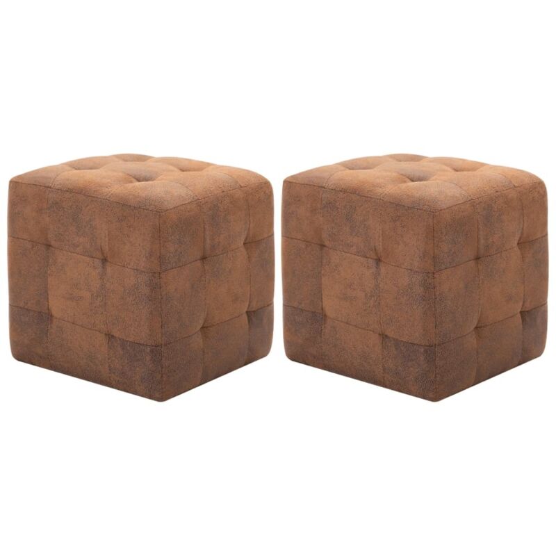 Pouf Altadena 361 (Marrone) - Mobili soggiorno