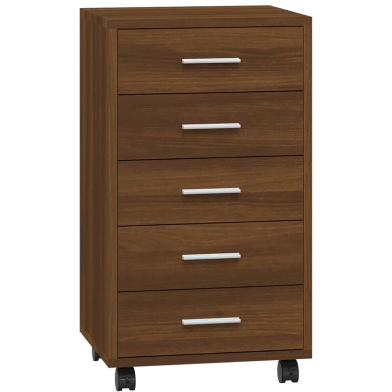 Cassettiera Con Ruote In Legno Derivato – 3 Cassetti, Design Moderno, Facile Montaggio - 12