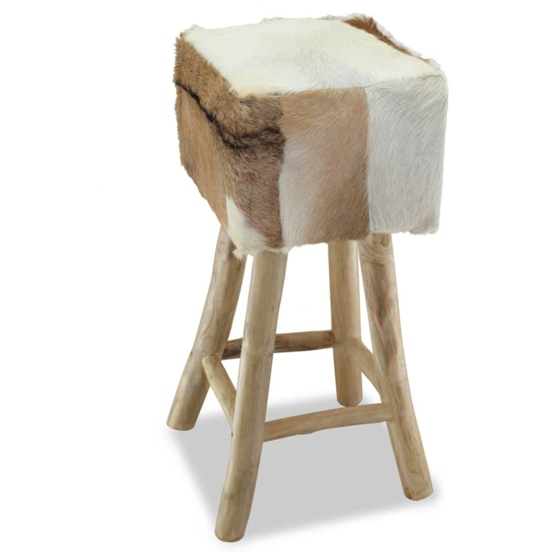 WOHNLING Design Accendere Bock Sedile in Pelle Marrone 90 x 30 x 43 cm | Girare Panca in Pelle Sgabello | panchina Sgabello spogliatoi Sgabello Panca Ginnica