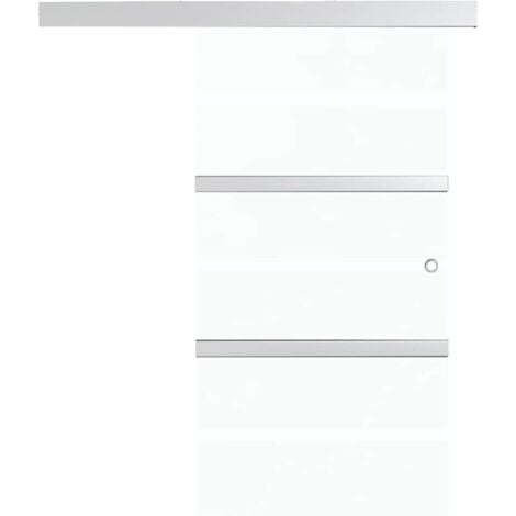 Furniture Limited - Porta Scorrevole in Vetro ESG e Alluminio
