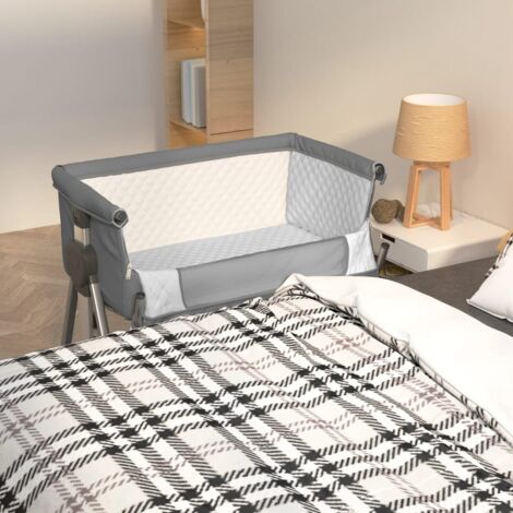 Furniture Limited - Lettino per Bambini con Materasso Grigio