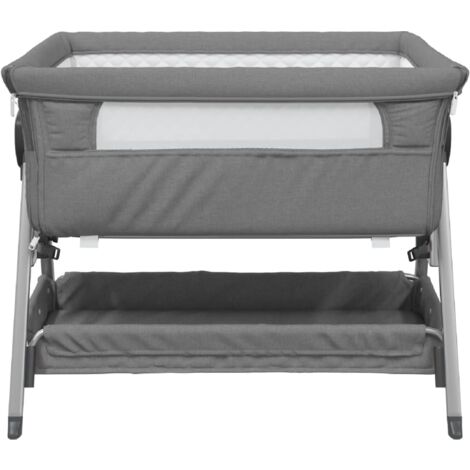 Furniture Limited - Lettino per Bambini con Materasso Grigio