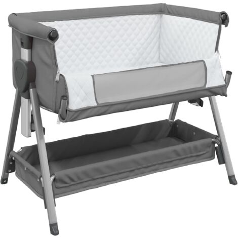 Furniture Limited - Lettino per Bambini con Materasso Grigio