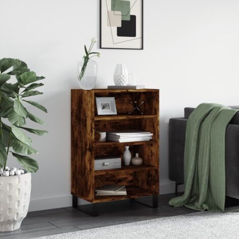 Credenza Rovere Fumo - Credenza Rovere Fumo 100x35x76 Cm In Legno Multistrato 93520599