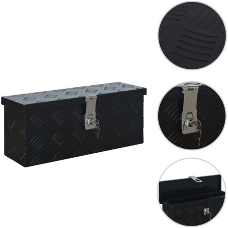 Custodia In Alluminio Nero Opaco Per Progetti Elettronici - 45x122x160 Mm, Con Deflettori E Viti