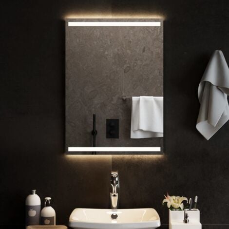 Furniture Limited - Specchio da Bagno con Luci LED 50x70 cm