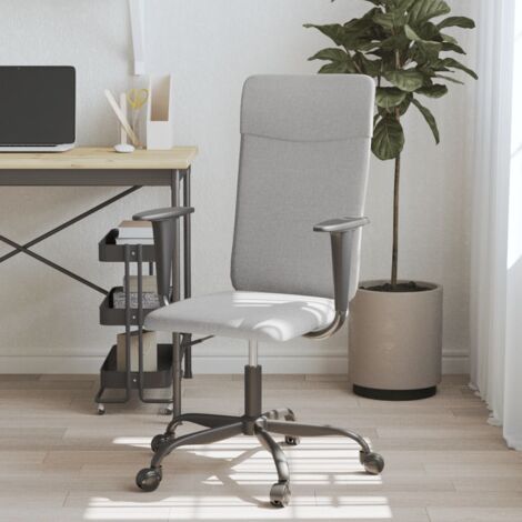 Furniture Limited - Sedia da Ufficio Regolabile Grigio Chiaro
