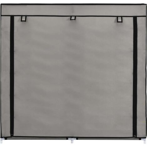 Furniture Limited - Scarpiera Coperta Grigia 115x28x110 cm in