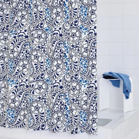 Tenda da bagno MSV, Verde pallido 180 x 200 cm | Leroy Merlin