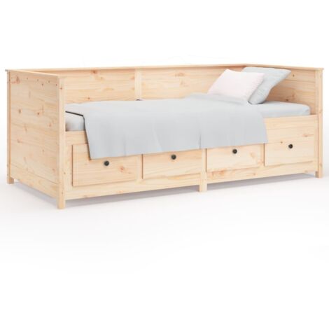 Furniture Limited - Dormeuse senza Materasso 80x200 cm in Legno