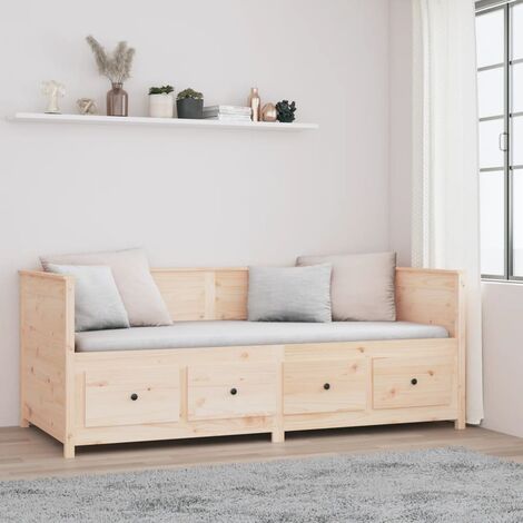 Furniture Limited - Dormeuse senza Materasso 80x200 cm in Legno