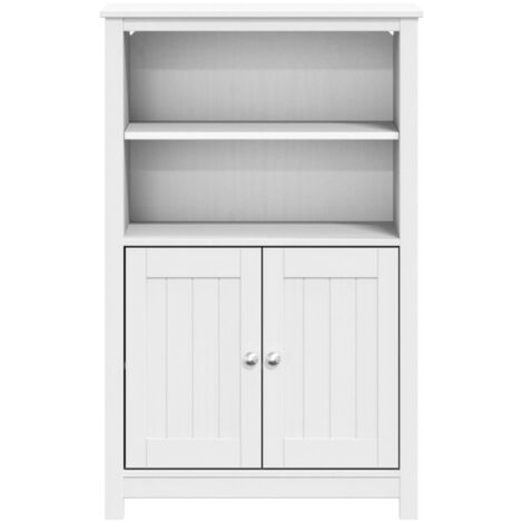 Furniture Limited - Mobile da Bagno BERG Bianco 69,5x34x110 cm