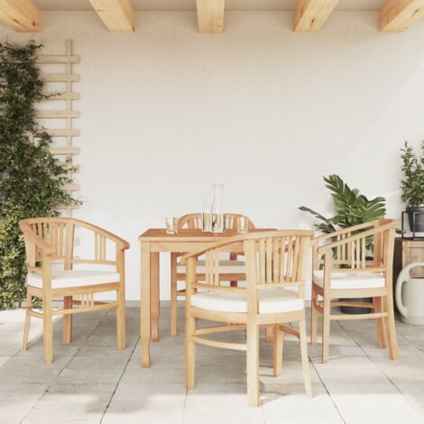Set Da Pranzo Outsunny Per 6 Persone - Tavolo E Sedie Da Giardino Impilabili (Grigio, Acciaio) - Foto 8