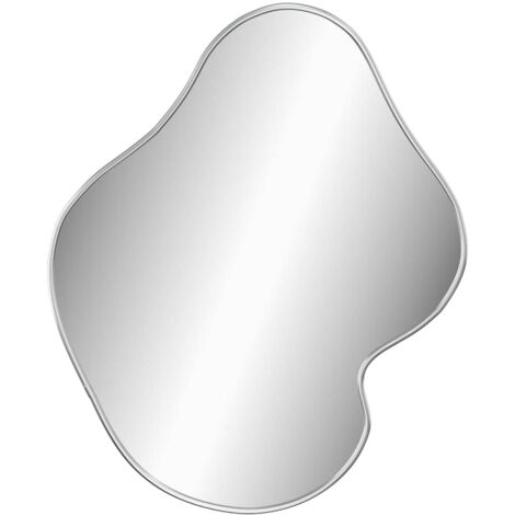 Furniture Limited - Specchio da Parete Argento 50x40 cm