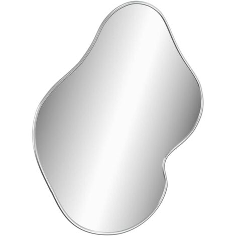 Furniture Limited - Specchio da Parete Argento 50x40 cm