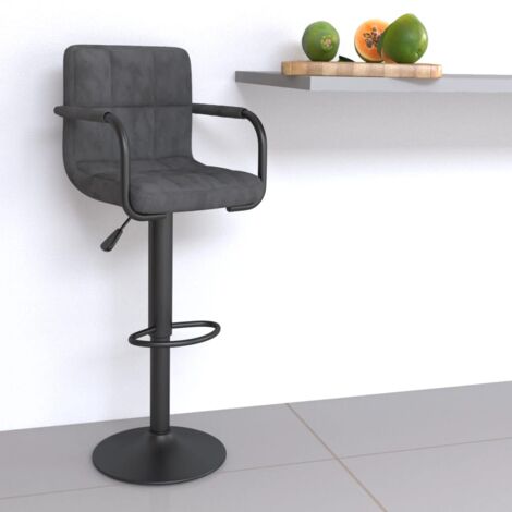Sgabello Poggiapiedi Grigio Scuro - Design Essenziale Per Casa E Ufficio - 5