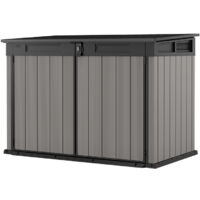 Keter – Coffre de jardin 2020L – Résistant aux intempéries – Dimensions 190.5x109.3x132.5 cm – Double paroi et ventilation intégrée