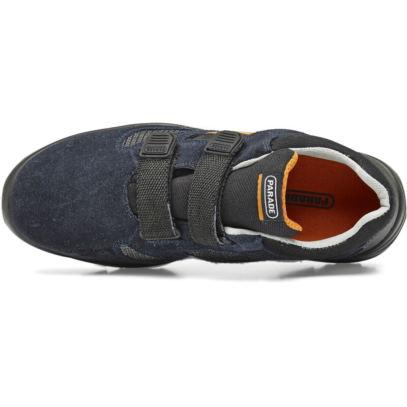 Chaussure de securite fermeture par velcro mixte Bleu 48