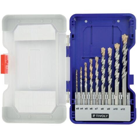 Tivoly • Coffret Ranger T9 Forets Béton gradués SLR Ø 3 à 12mmTechnic
