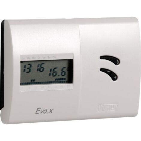 Cronotermostato da Parete a Batteria Vemer VN118600 Evo.X Bianco