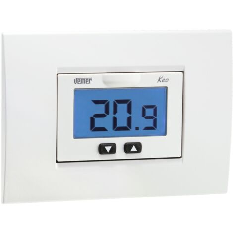 Vemer termostato keo-b con display lcd a batterie ve267100