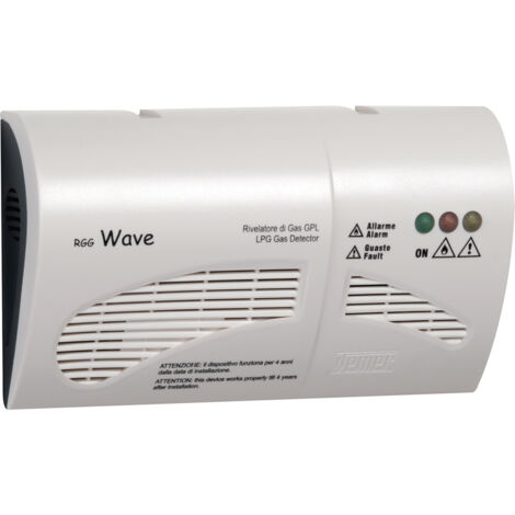 Rilevatore di Gas GPL da Parete Vemer VN785200 RGG Bianco