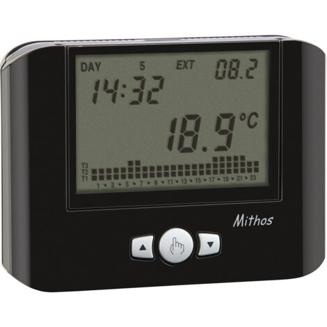 Cronotermostato Digitale a Batteria da Parete Programmazione Settimanale Vemer VE312500 Mithos (1/2)
