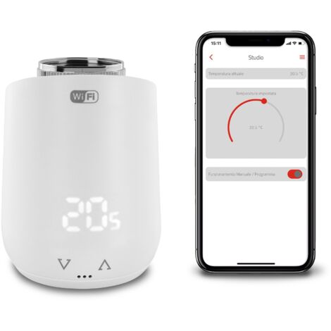 Vemer thermopro wifi cronotermostato da radiatore ve798100