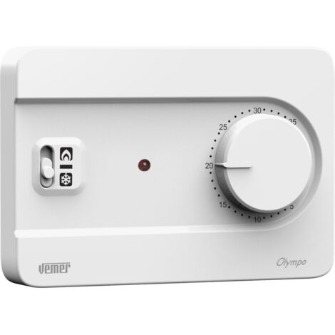Termostato con Manopola a Parete Alimentazione 230V Vemer VE757500 Olympo (1/2)